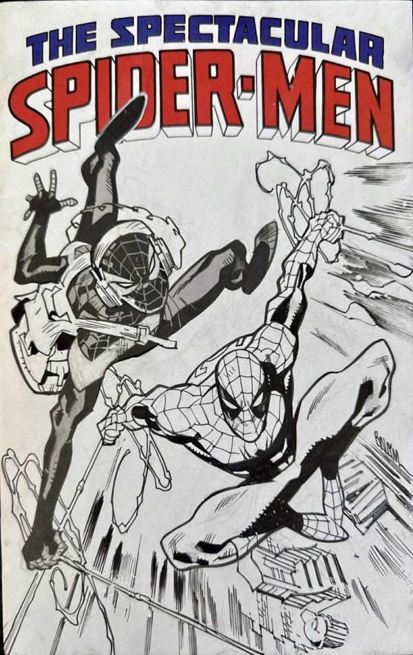 Image for The Spectacular Spider-Men Sketch Cover by Balam