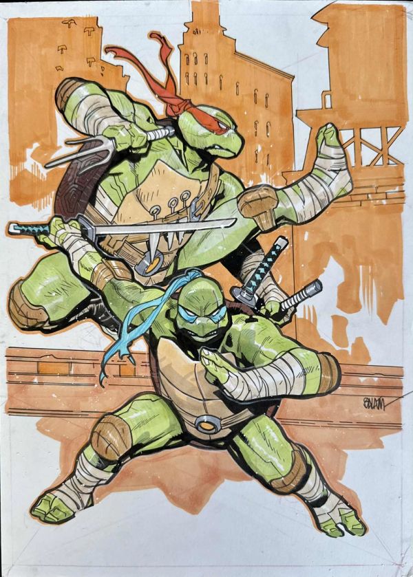 Image for Teenage Mutant Ninja Turtles Color Sketch by Balam
