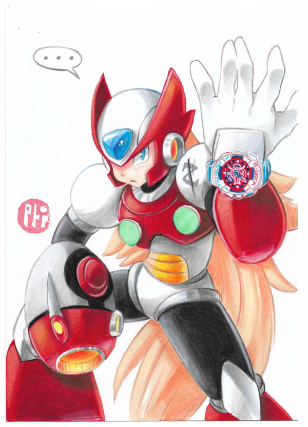 Image for Arttrober day 12- Megaman Zero, CASIO
