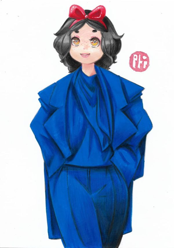 Image for Arttrober day 17- Snow White, ISSEY MIYAKE