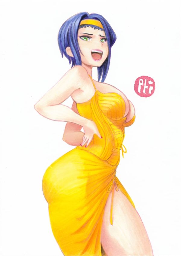 Image for Arttrober day 25- Faye Valentine, VERSACE