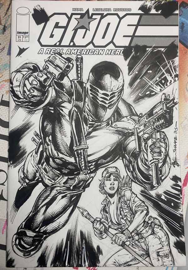 Image for GI Joe Sketch Cover by Kevin Sharpe