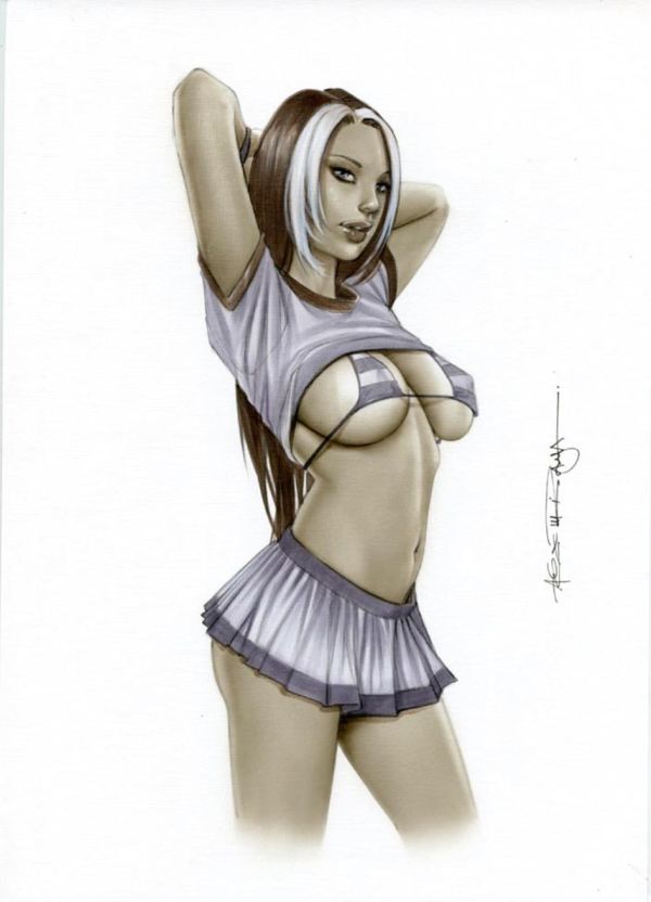 Image for SEXY ROGUE  LW#081 ORIGINAL ARTWORK by ALEX MIRANDA