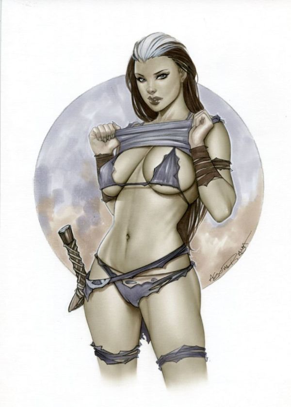 Image for  SAVAGE ROGUE  LW#11  ORIGINAL ARTWORK by  ALEX MIRANDA