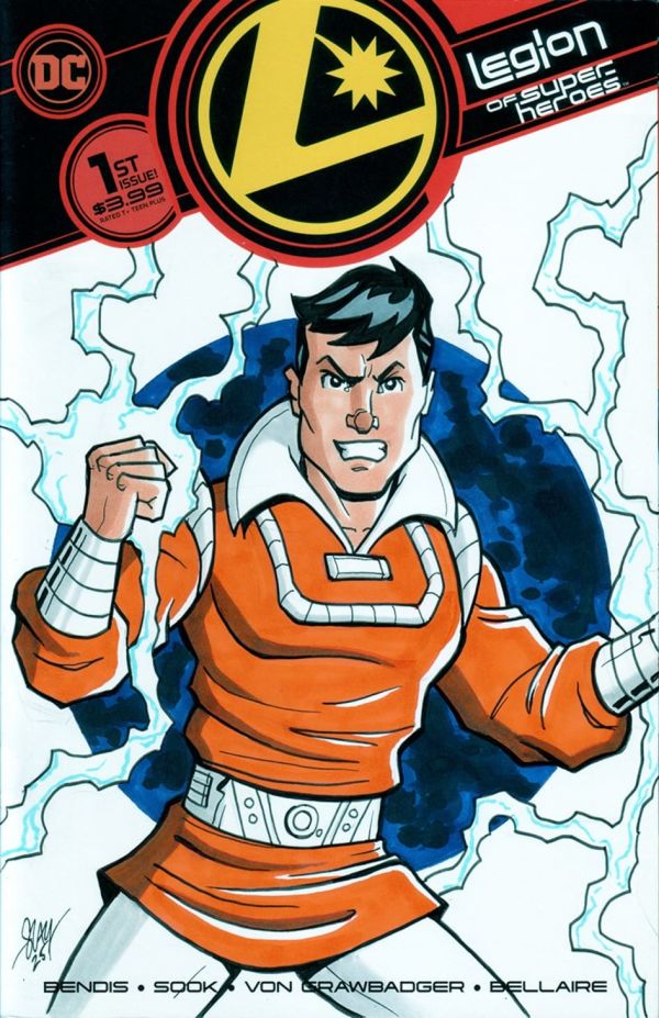 Image for Dynamo Boy sketch cover by Cal Slayton