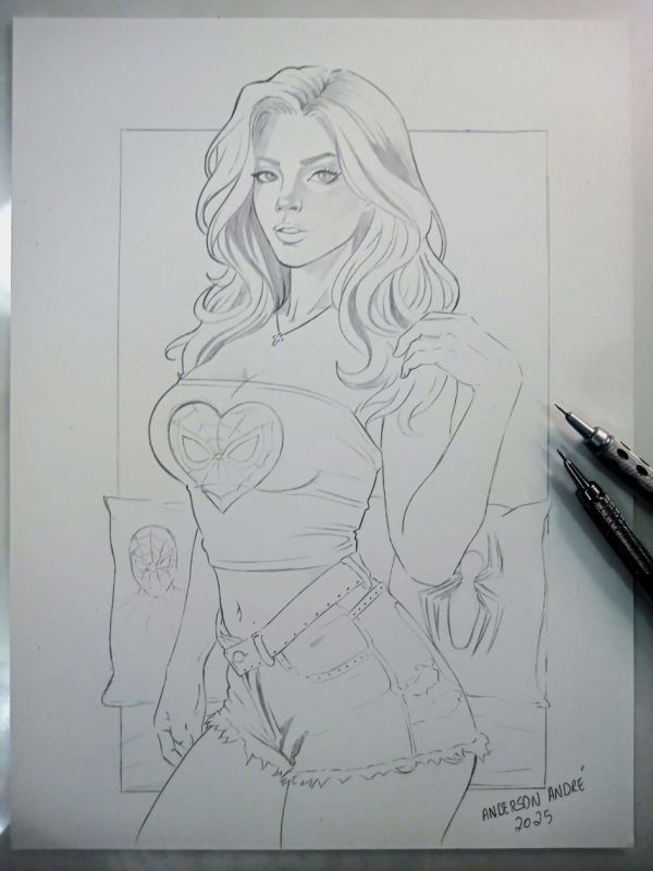 Image for Pencil sketch of Mary Jane 