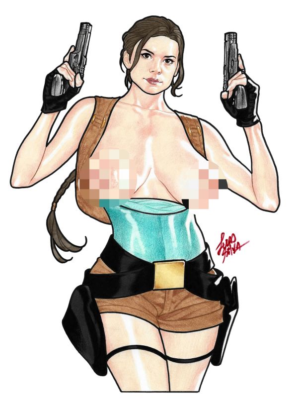 Image for Lara Croft by Lucas Silva 9"12