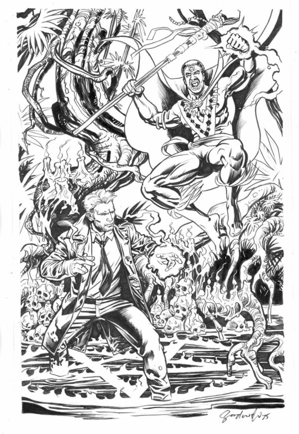 Image for John Constantine vs Brother Voodoo by Stephen Sadowski
