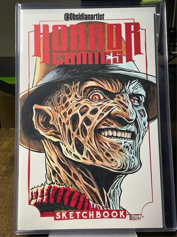 Image for Freddy Krueger Horror Comics Sketchbook Cover