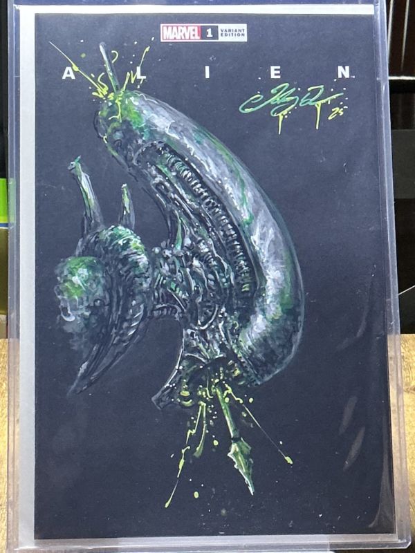 Image for Alien Sketch Cover Johnny Desjardins 