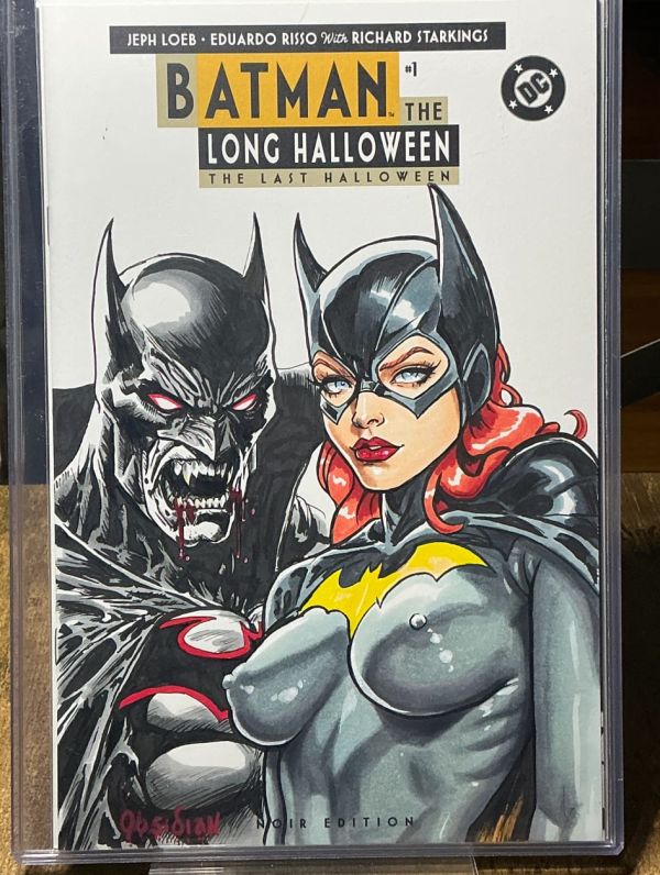 Image for Batman and Batgirl Sketch Cover