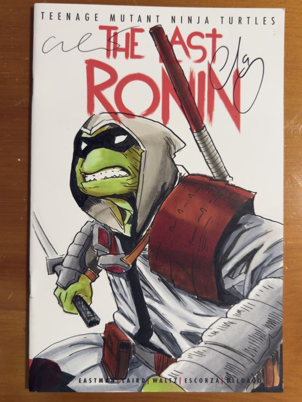 Image for Last Ronin Blank Sketch Cover Colored by Alberto Morales