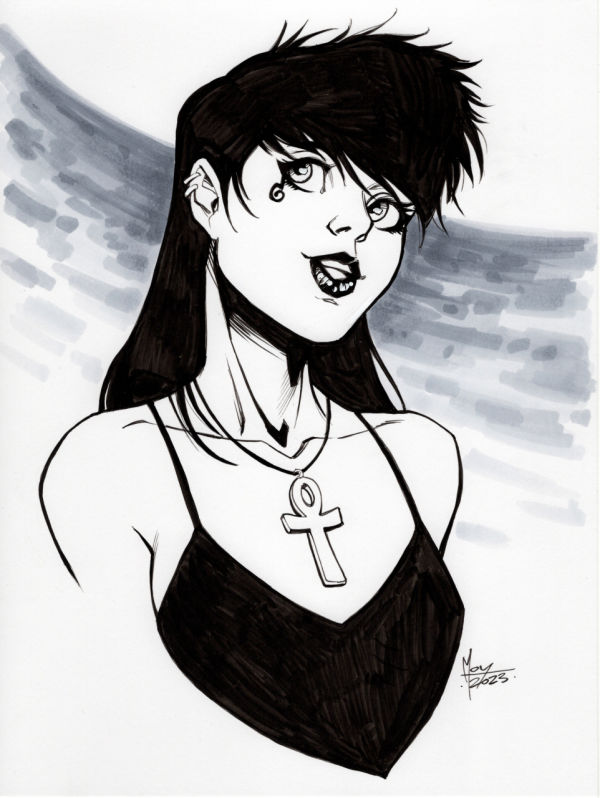Image for Death from Sandman 80's Portrait