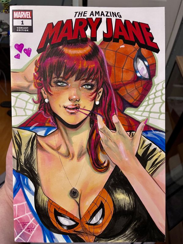 Image for Mary Jane and Spider-Man Sketch Cover