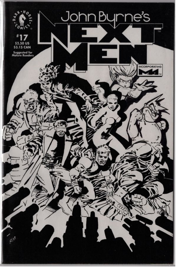 Image for Next men #17  Original Remarq and Art in Cover