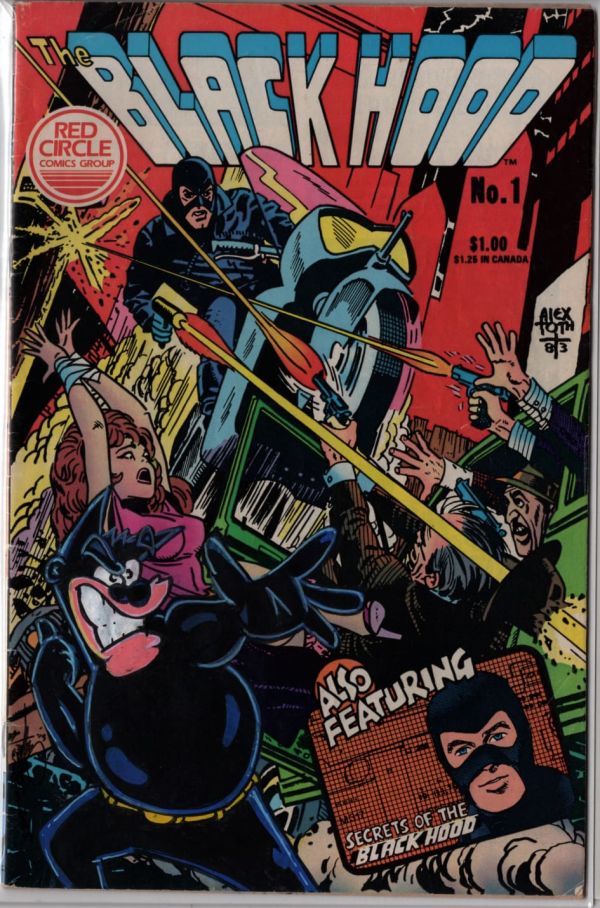 Image for The Black Hood #1 Original Remarq by Alfonso Espinos 