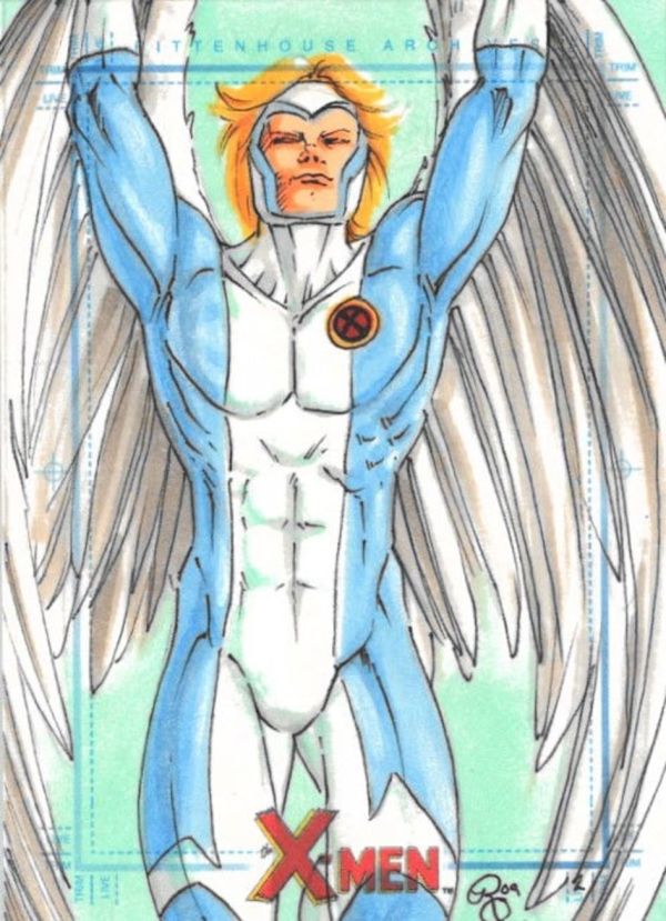 Image for Angel sketch card by Rhiannon Owens