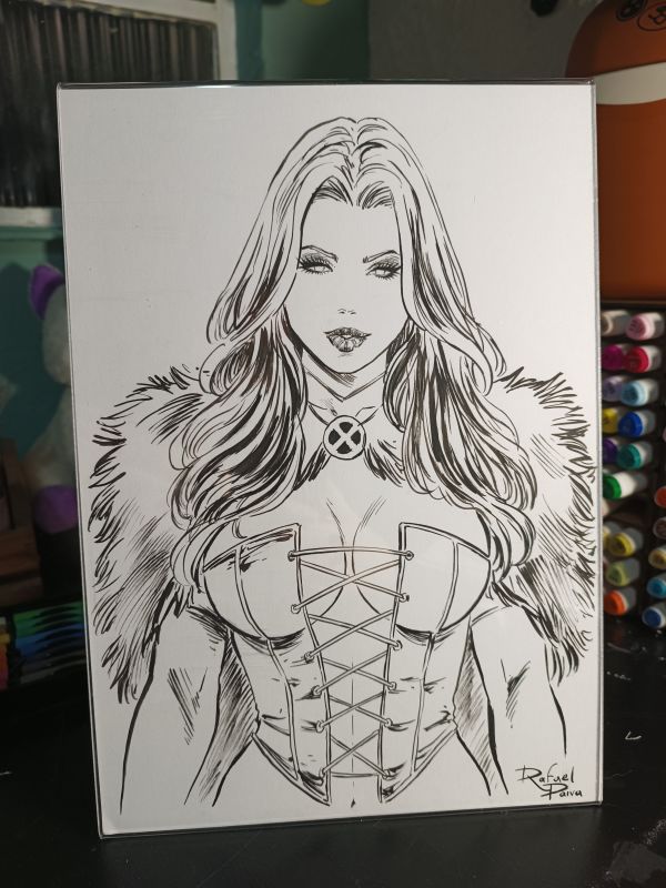 Image for Emma Frost 9"12 by Rafael Paiva 