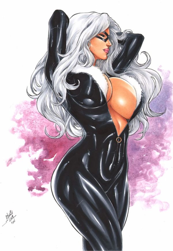 Image for Black Cat Pin Up