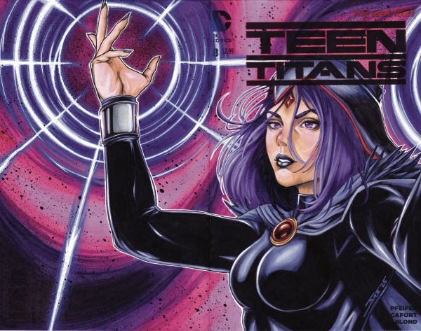 Image for Raven Teen Titans Sketch Cover