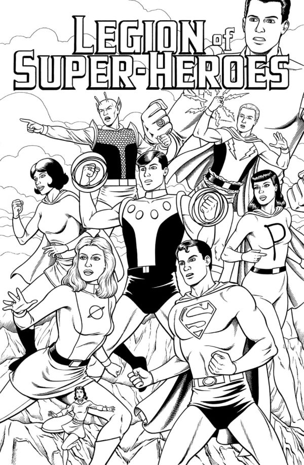 Image for 11x17Logo Legion of Super-Heroes Pin Up
