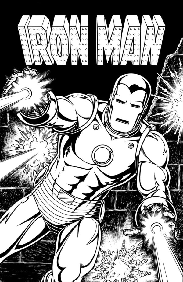 Image for 11x17Logo Iron Man Pin Up