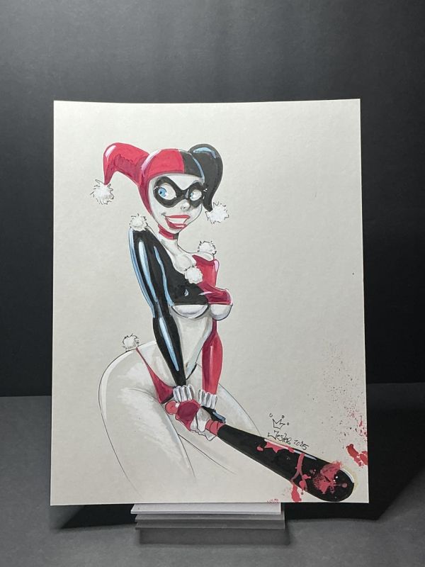 Image for Harley Quinn A4 Sketch 