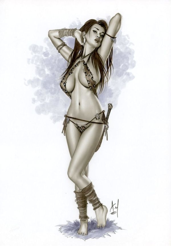 Image for Cavewoman BW#818