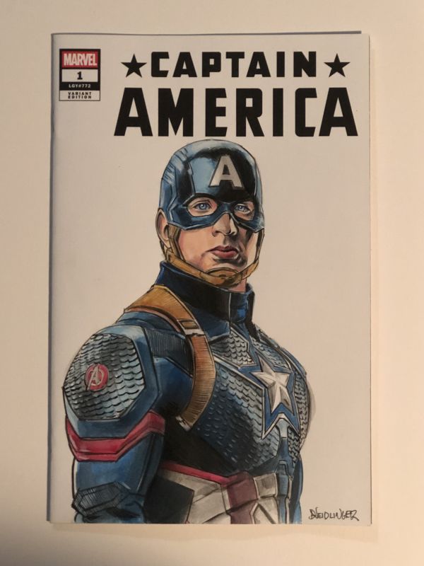 Image for Captain America Sketch Cover