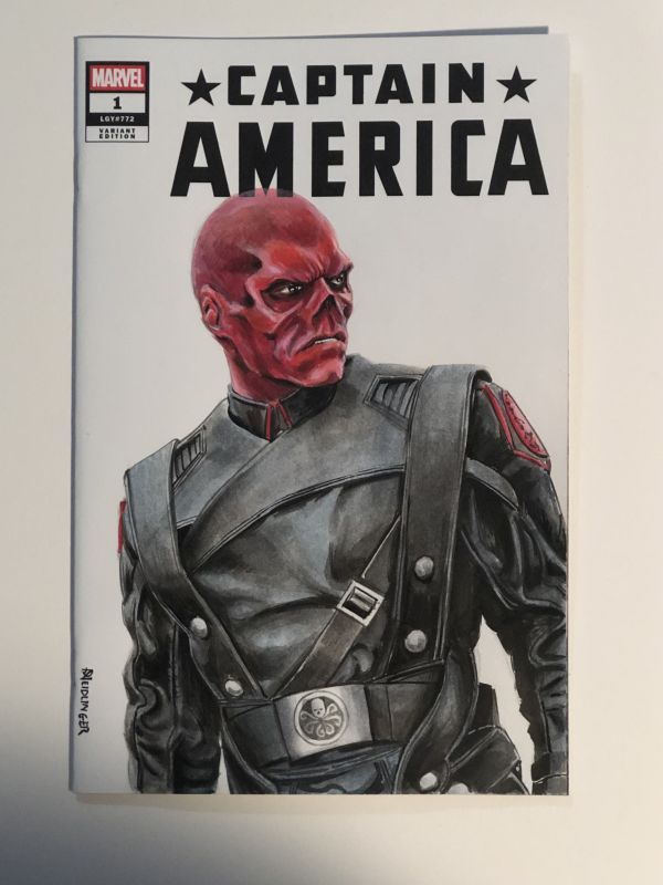 Image for Red Skull Captain America Sketch Cover