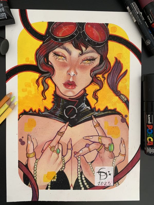 Image for Catwoman Portrait Original Art