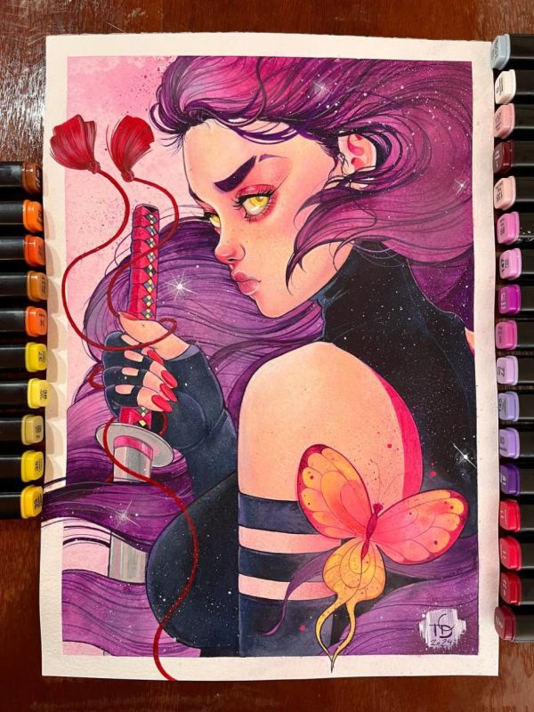 Image for Psylocke Original Illustration
