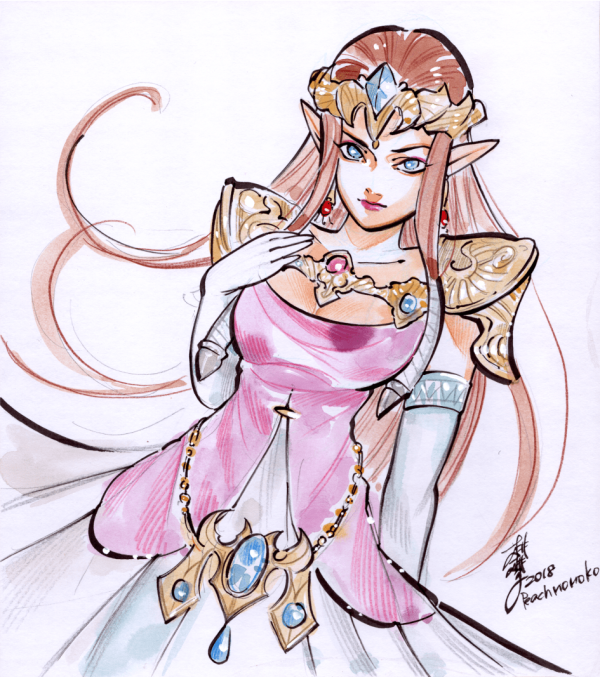 Image for Princess Zelda by Peach Momoko Shikishi Board 2018