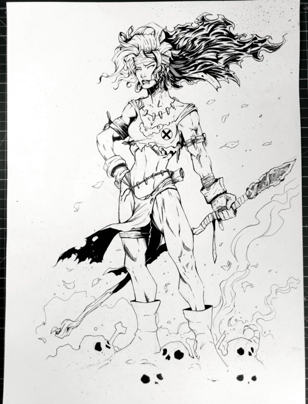 Image for Rogue: the Savage Land Original Ink Illustration