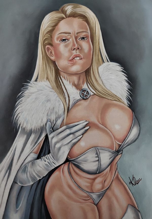 Image for Emma Frost Colored Pencil Art
