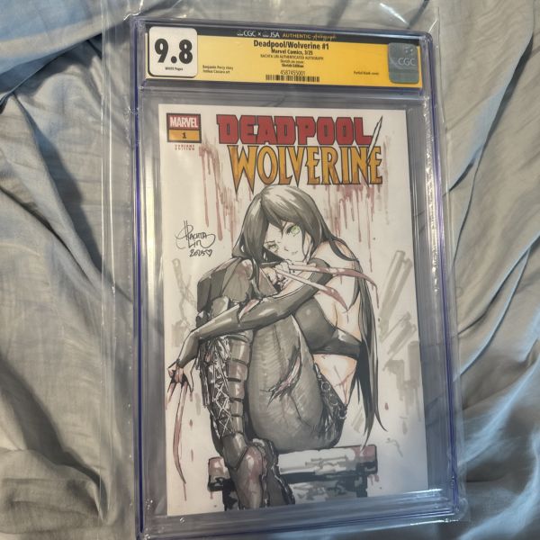 Image for X-23 Sketch on Deadpool vs. Wolverine #1 by Rachta Lin