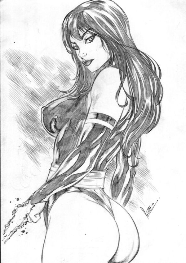 Image for Psyloke Pencil Art