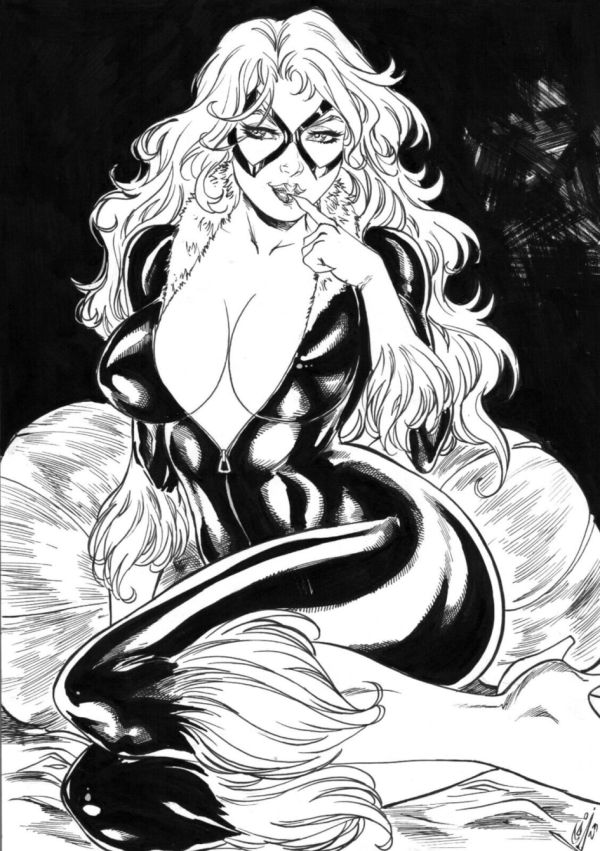 Image for Black Cat Original Art