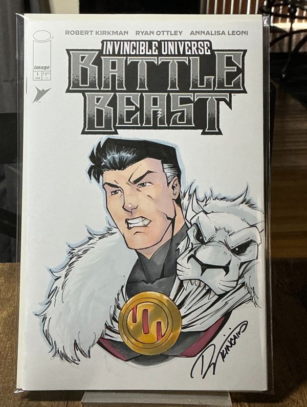 Image for Battle Beast Sketch Cover Signed Ryan Kincaid 