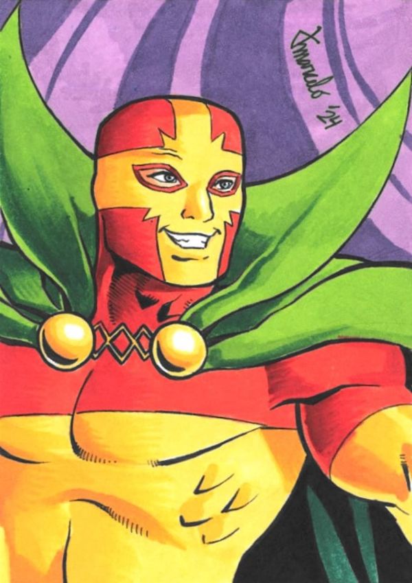 Image for Mister Miracle sketch card by Tyler Marcelo