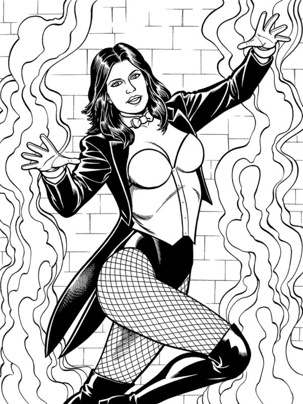 Image for 9x12 ZATANNA Pin-Up