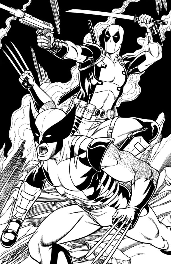 Image for 11x17 DEADPOOL & WOLVERINE Pin-Up