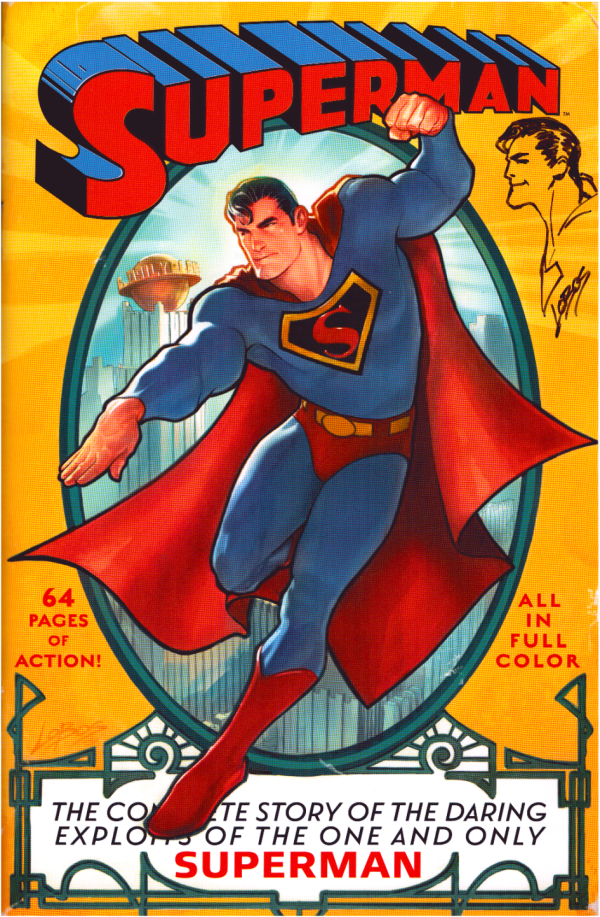 Image for Superman #1 Reprint Variant MBartist.com Remarque and Cover by Pablo Villalobos