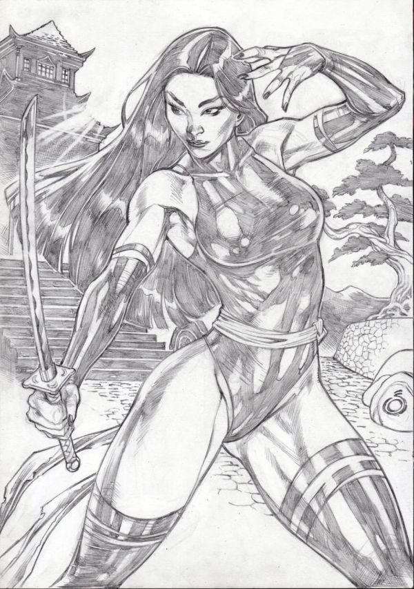 Image for Psylocke 9x12 