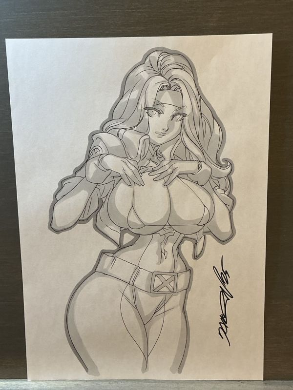 Image for Rogue Pinup Girl sketch 