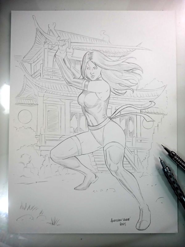 Image for Psylocke X-Men Pencil Illustration