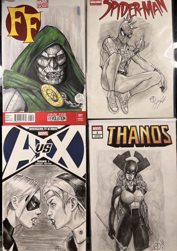Image for BLACK FRIDAY Marvel Sketch Cover Collection