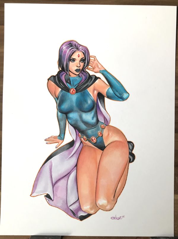 Image for Raven Pin Up by Celal Koc