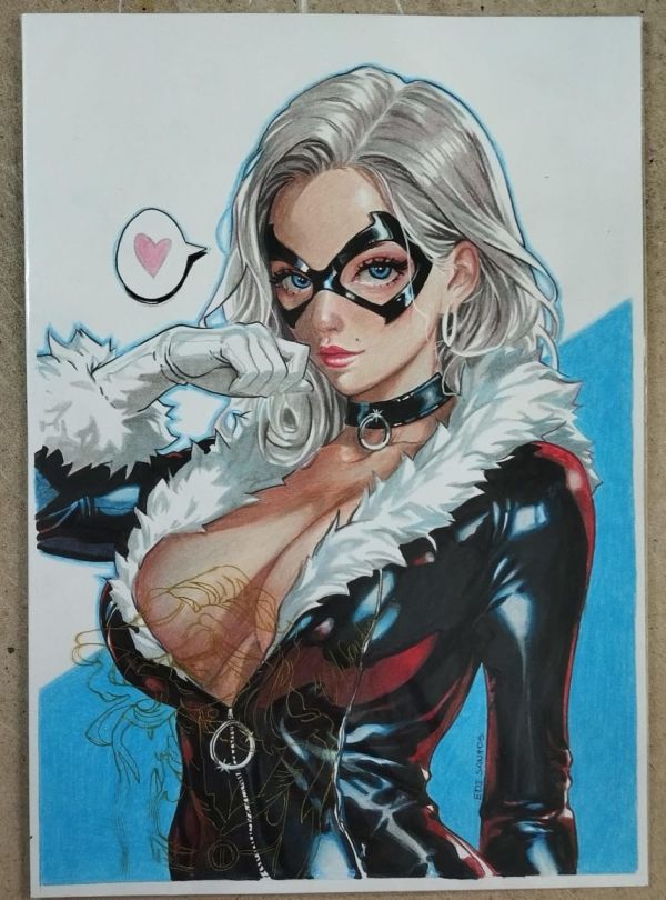 Image for Black Cat - Original Artwork by Edi Santos