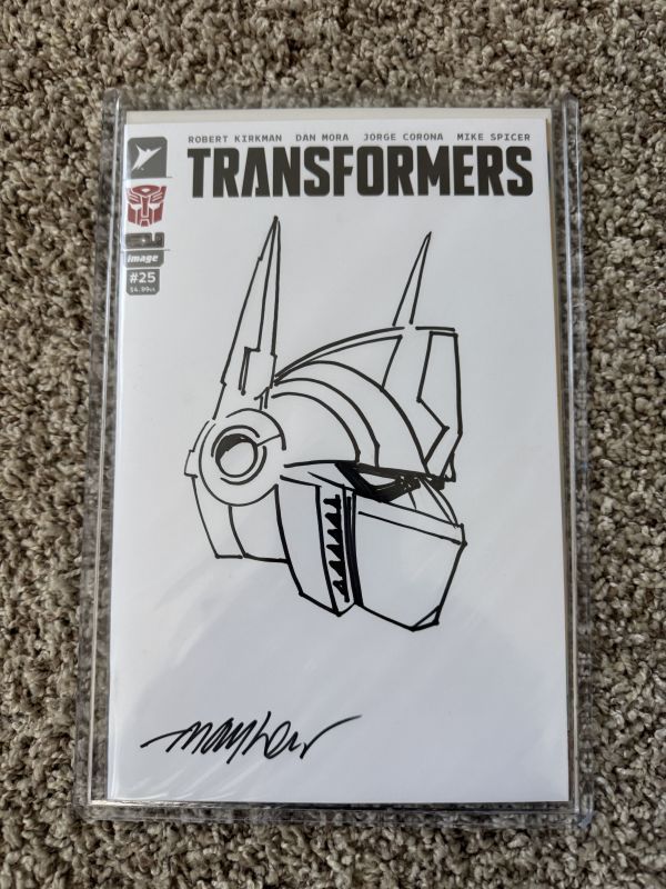 Image for Optimus Prime Sketch Cover by Mike Mayhew